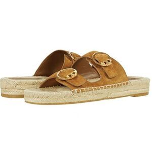 Tory Burch Selby Two Band Espadrille Slide Size 7 NWT